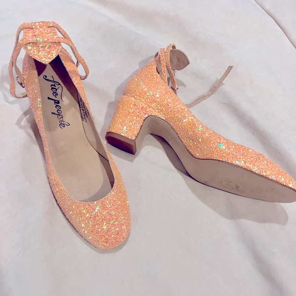 Free people glitter princess heels - Picture 5 of 6